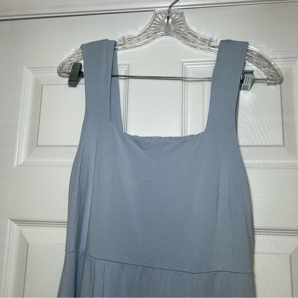 Able Light Blue Midi Dress Women’s Large Comfy Basic‎ Nautical Career Summer - Picture 2 of 8